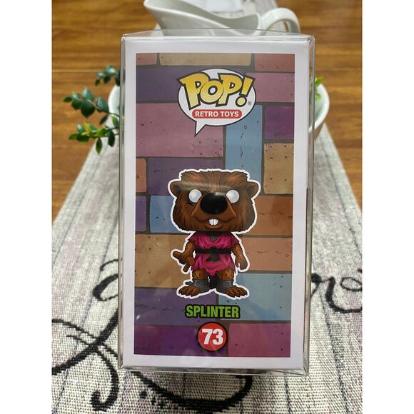 Funko Pop Retro Toys:  Teenage Mutant Ninja Turtles - Splinter - Picture 4 of 6